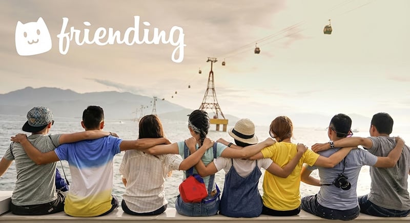 Friends hanging out together