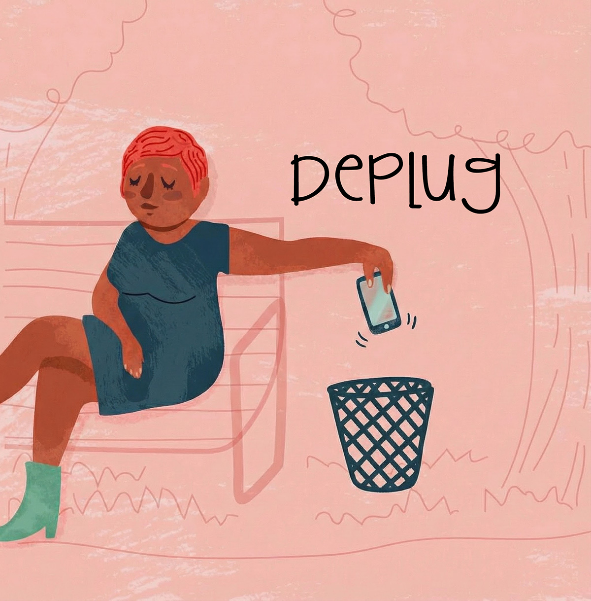 People gathering offline